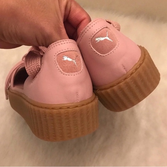 Fenty x Puma Pink Bowed Creeper Sandals - Picture 4 of 6